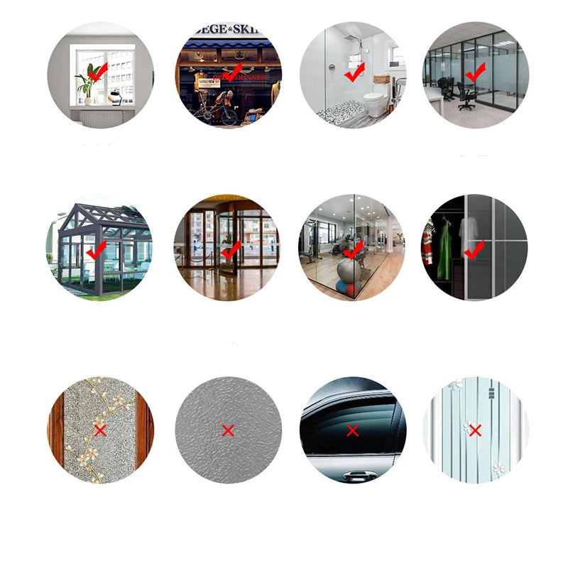 Christmas Glass Stickers Home Decor Ornaments Xmas Snowflake Santa Claus Door Shop Window Sticker New Year Christmas Decoration