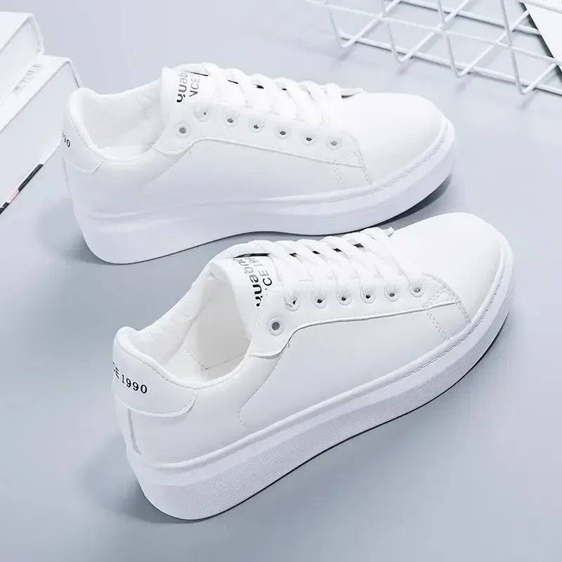 Shoes for Women Daily Lace Up Casual Shoes Comfortable Soft Bottom Sneakers Women Female Platform Shoes Zapatos De Mujer 2024