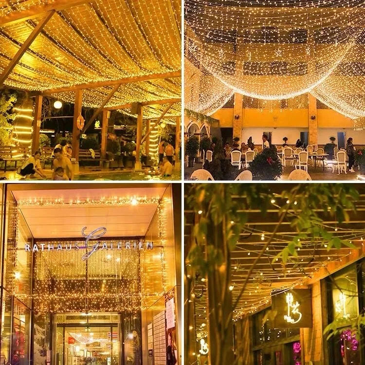 2M-100M Fairy Lights Led String Garland Christmas Light Waterproof Outdoor Indoor For Tree Street Wedding Party 2024 Decoration