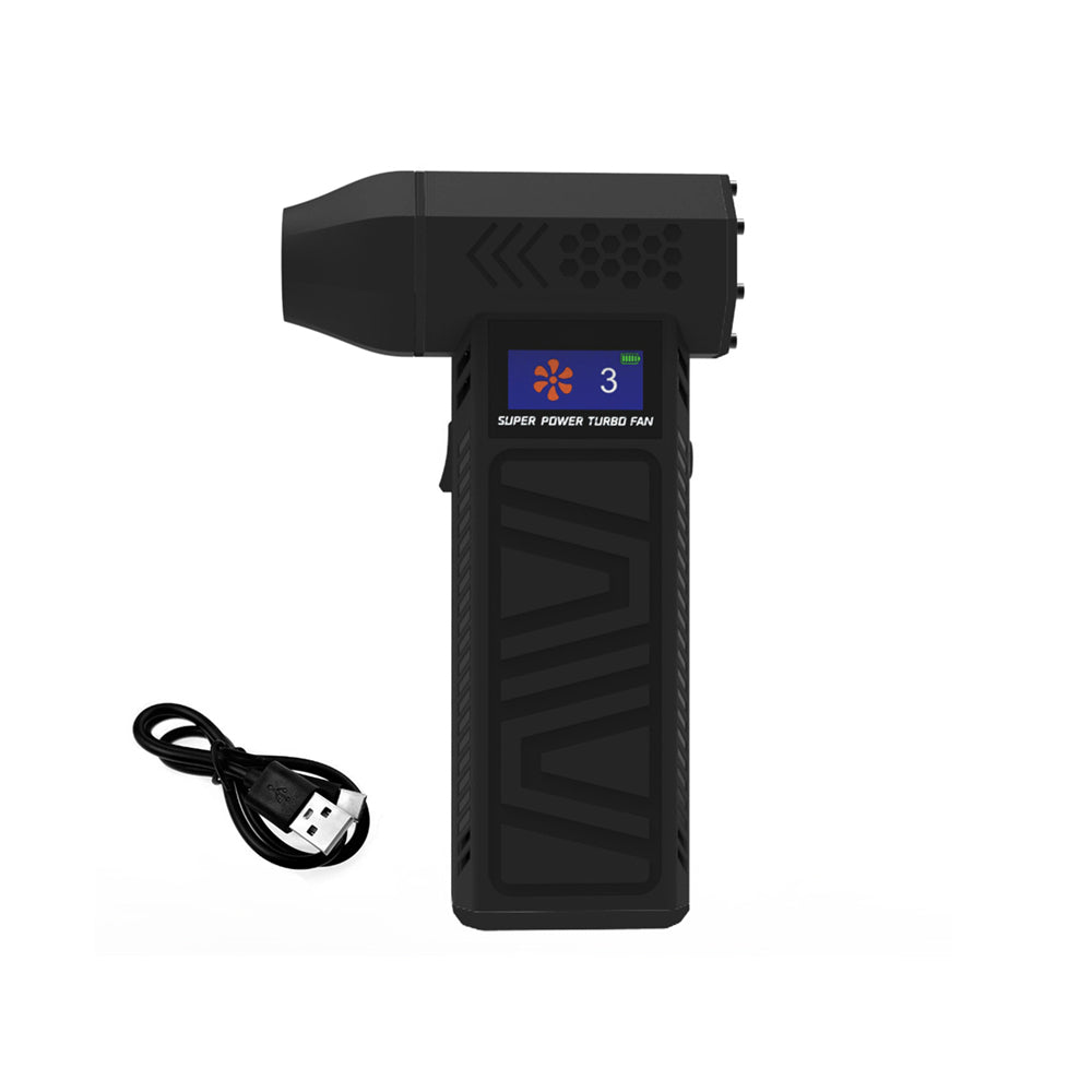 Newest 130000RPM Air Blower Turbo Jet Fan Electric Power Display Handheld Mini Dust Cleaner High Speed Duster Gun Cleaning Tool