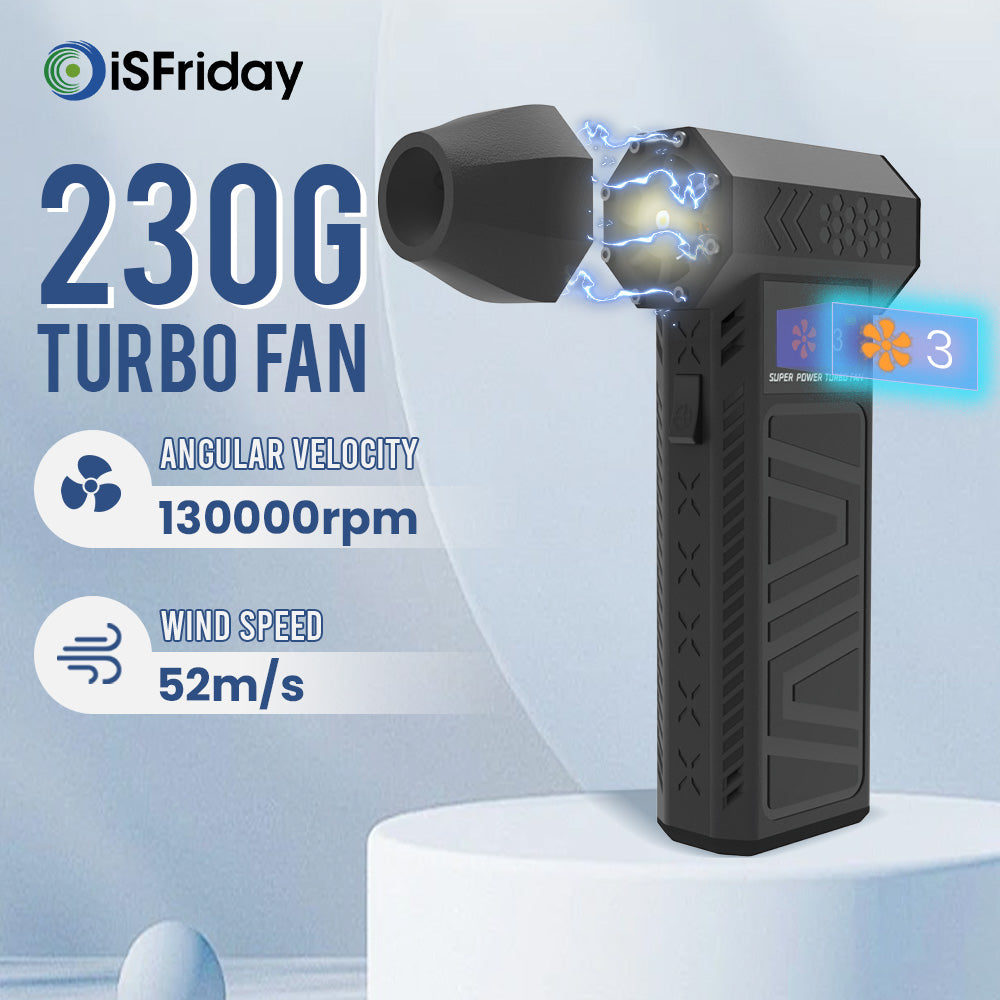 Newest 130000RPM Air Blower Turbo Jet Fan Electric Power Display Handheld Mini Dust Cleaner High Speed Duster Gun Cleaning Tool