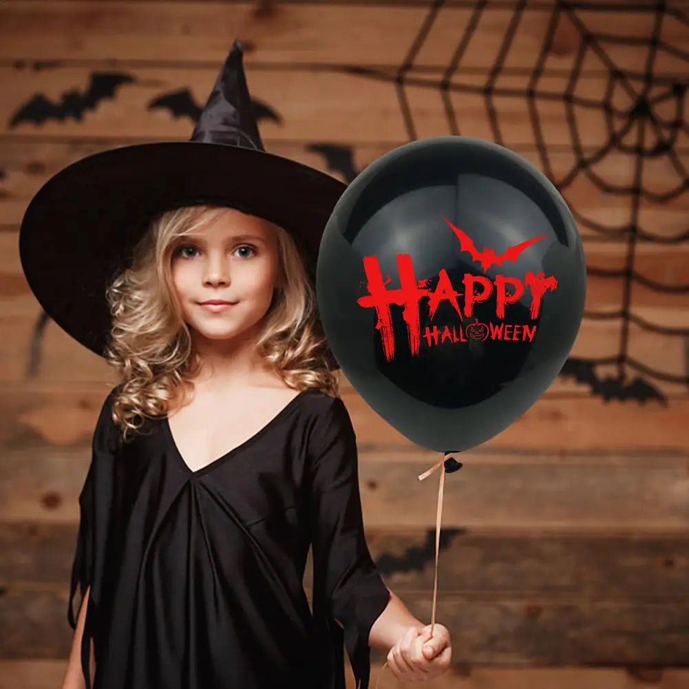10PCS Halloween Latex Balloons Pumpkin Ghost Face Witch Balloon Halloween Decoration Blood Handprint Spider Balloons Party Decor