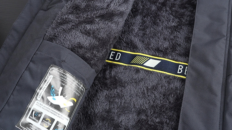 Trendy Warm Outdoor Fleece Lined Coat Windproof for Autumn and Winter