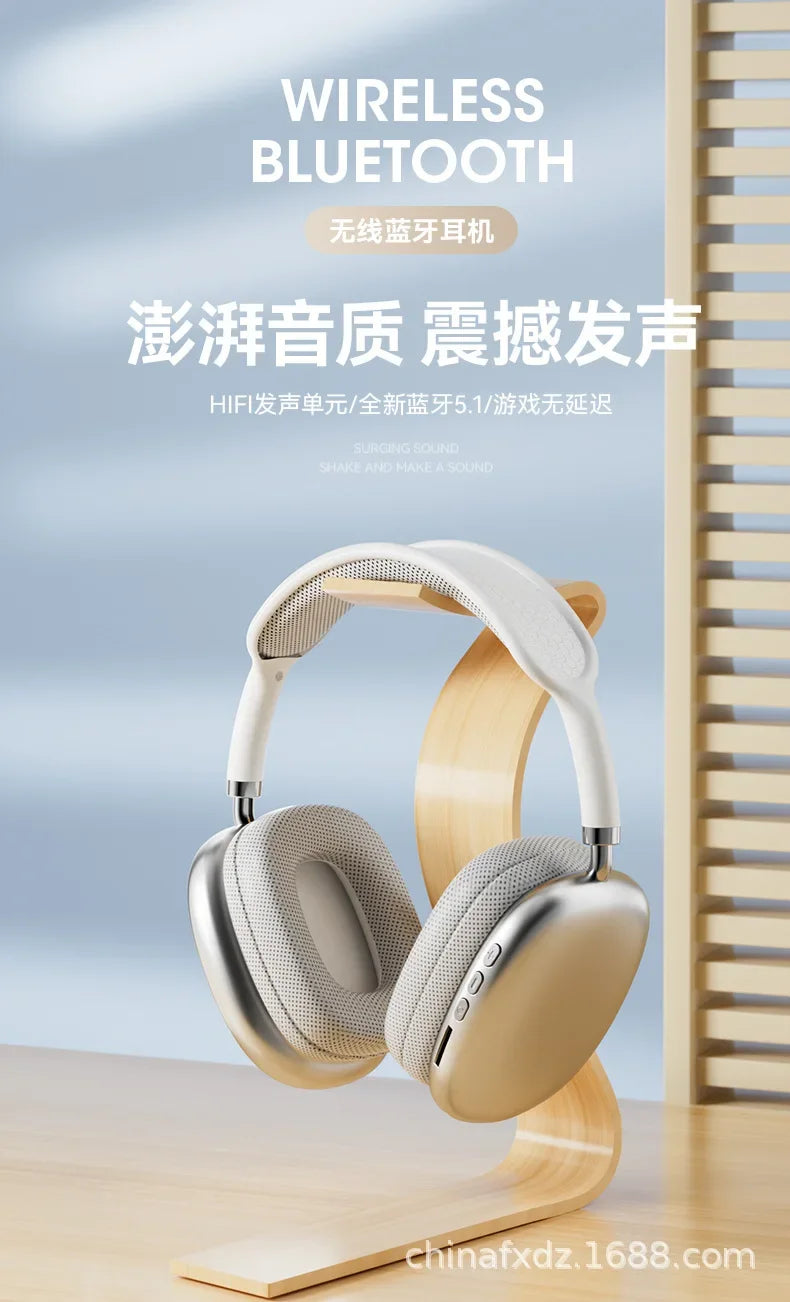 P9 MAX Head mounted Bluetooth Earphones, Wireless Call, Heavy Bass with Microphone, Mobile Phone, Computer, Universal Earphones