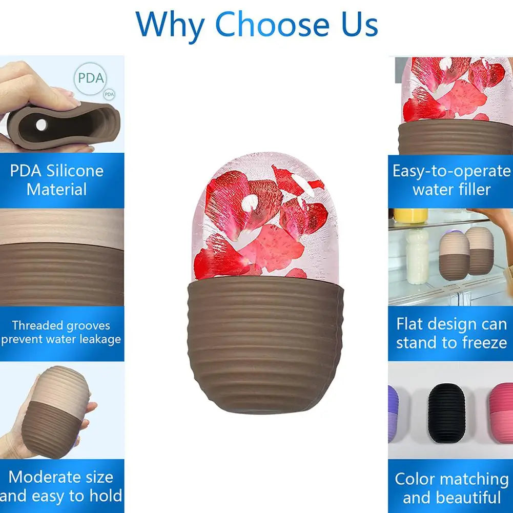 Silicone Trays Beauty Lifting Ice Ball Face Massager Contouring Eye Roller Facial Treatment Reduce Acne Skin Care