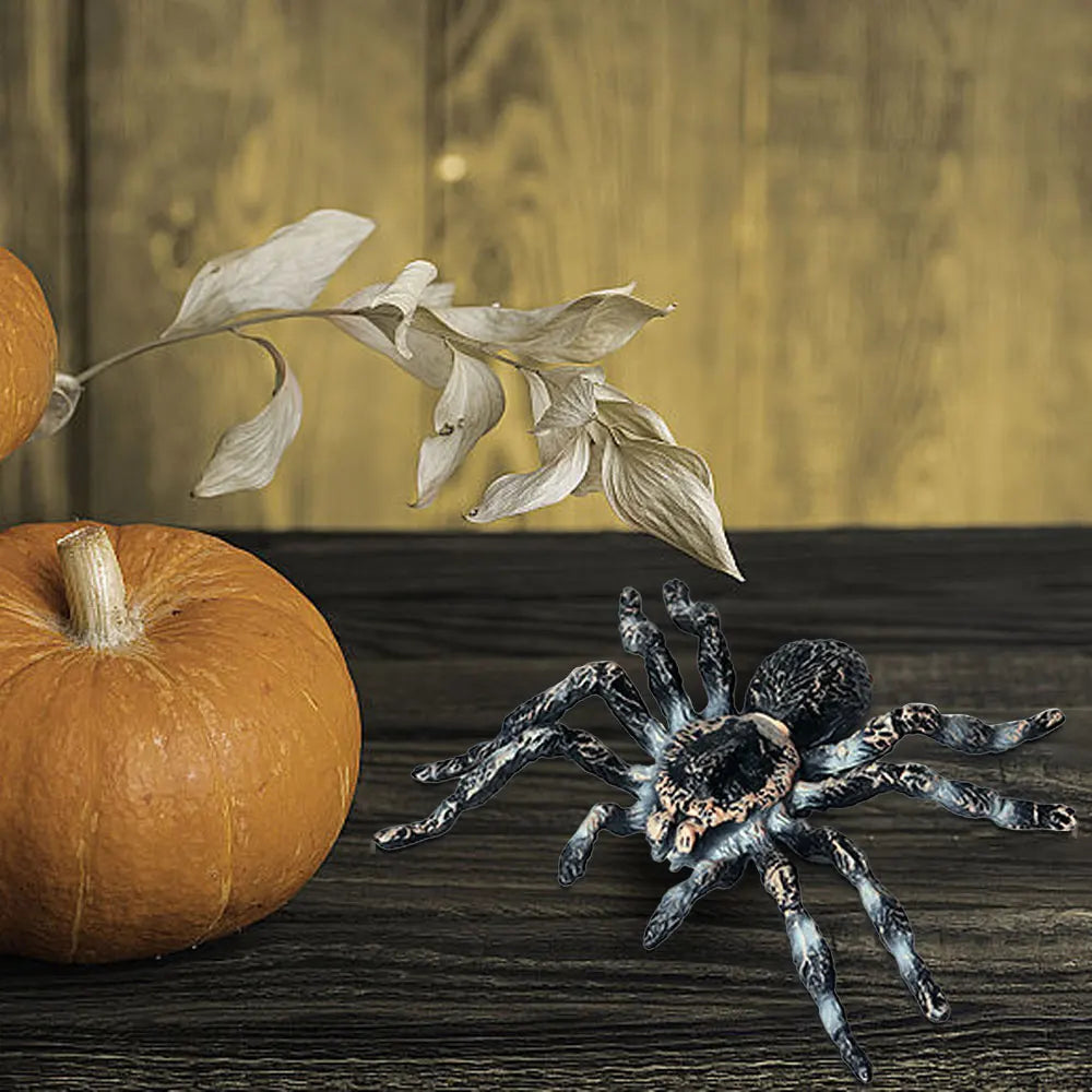 Realistic Spider Insect Tricky Prank Joke Toys Halloween Props Home Decor Festival Horror Artificial Spider Halloween Decoration