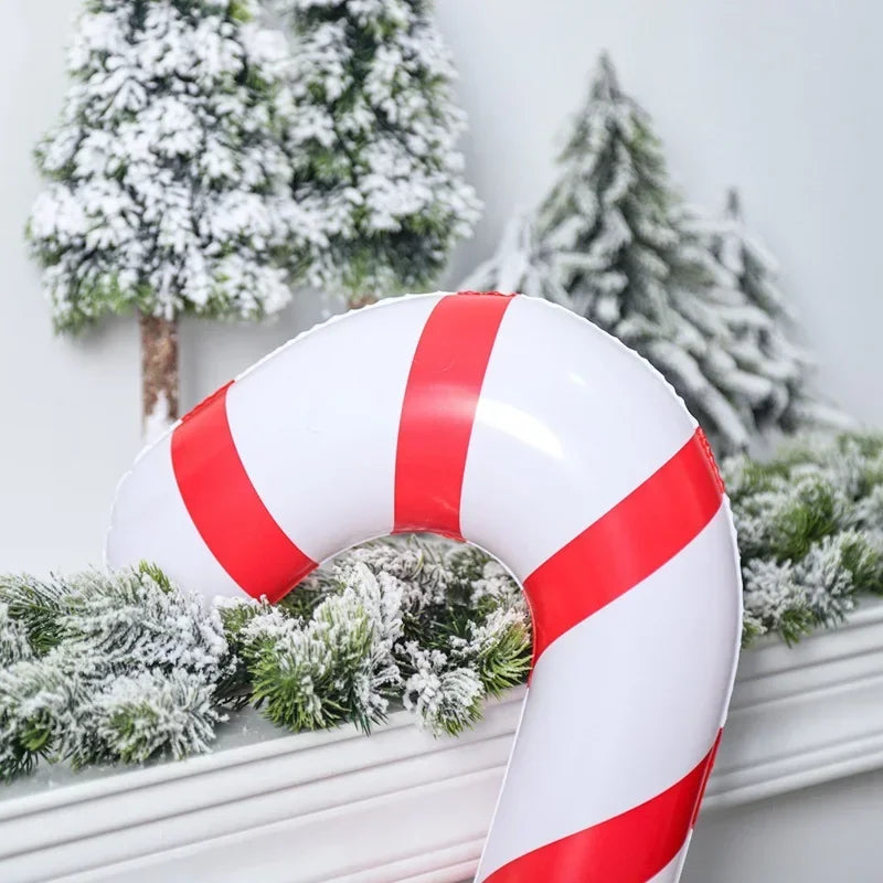 90cm Xmas Inflatable Christmas Candy Cane Stick 2025 Christmas Decoration Xmas Decorations for 2024 Xmas Navidad Party Supply