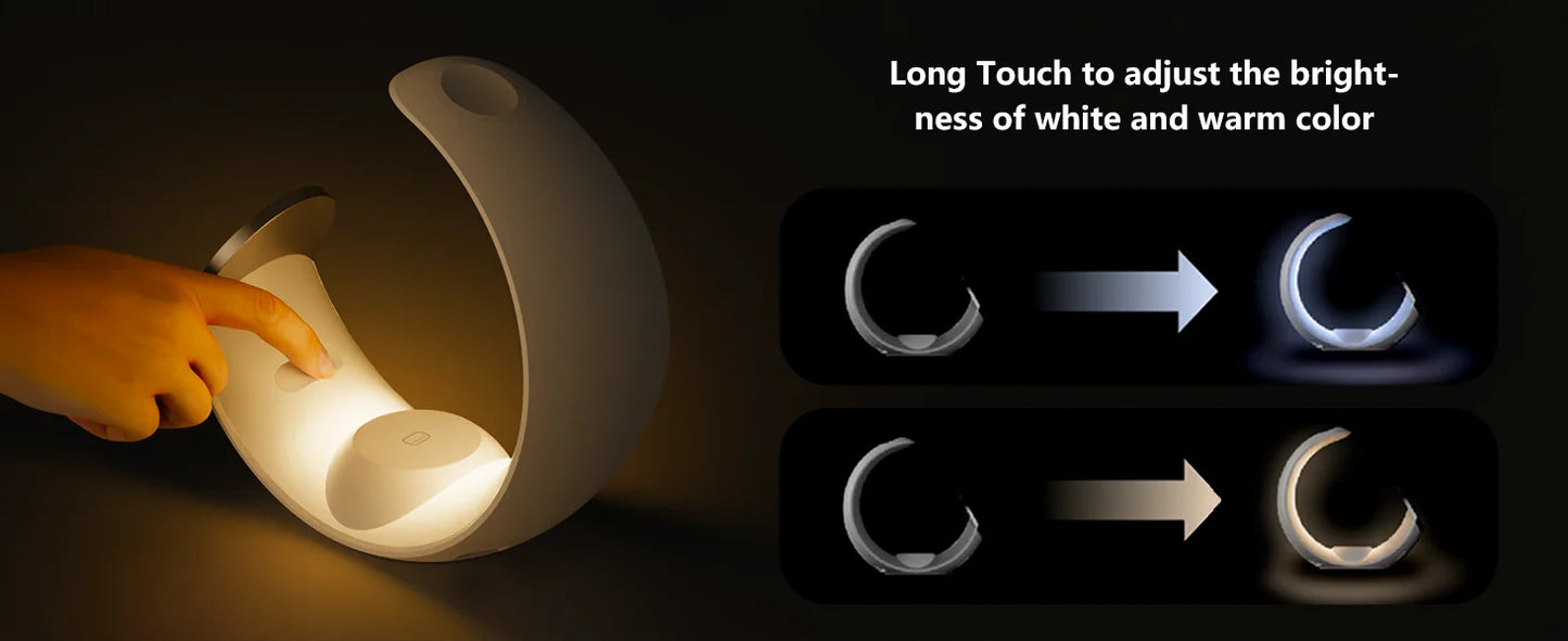 MagSafe Wireless Charger Air Pods Apple Watch Moon Phone Holder Night Light RGB Bedroom Office Home For iPhone Samsung iWatch