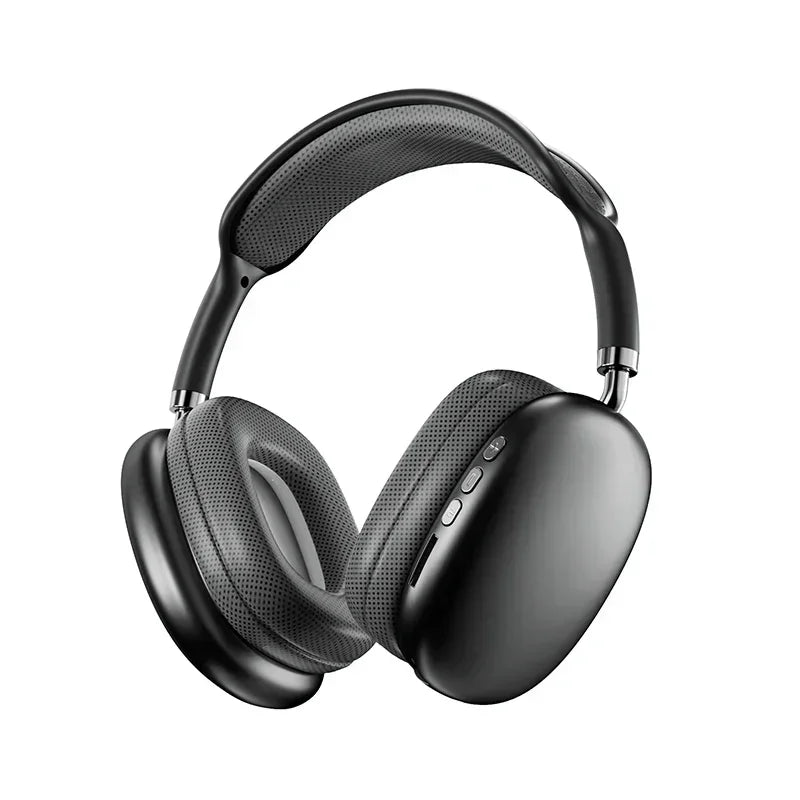 New P9Pro Max Wireless Bluetooth Headphones Noise Cancelling Mic Over Ear Sports Gaming With TF Card Slot Headset Earphone