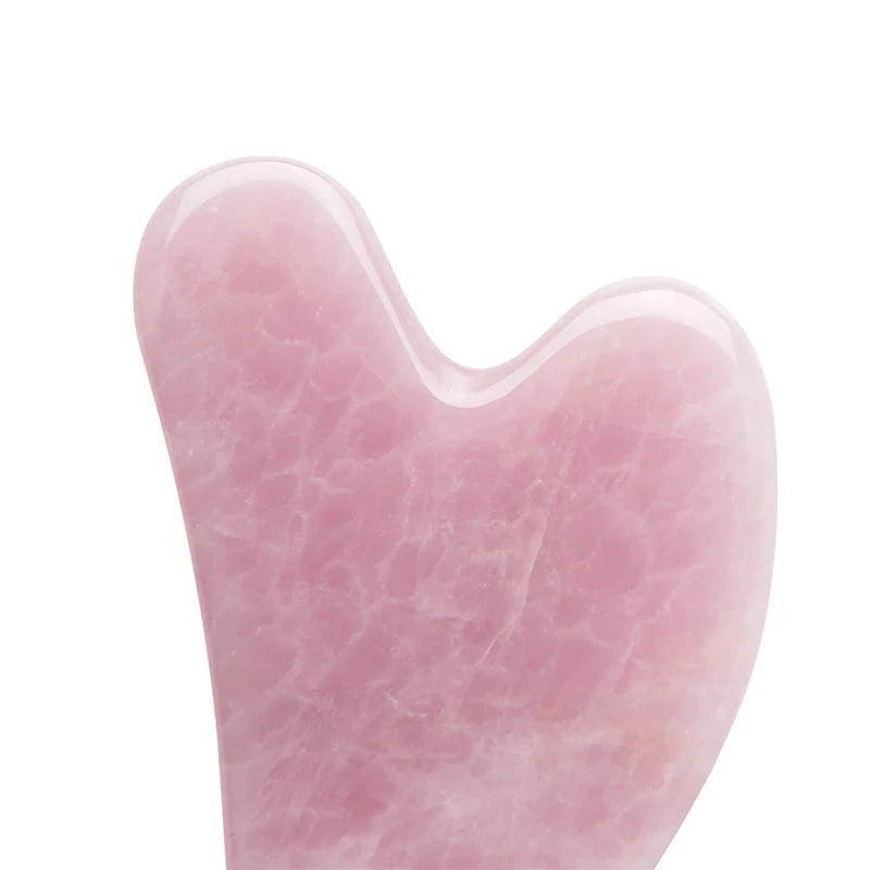 Rose Quartz Natural Jade Guasha Slimming Face Massager Lifting Tool Facial Skin Massage Beauty Spa Care for Face Neck Back Body