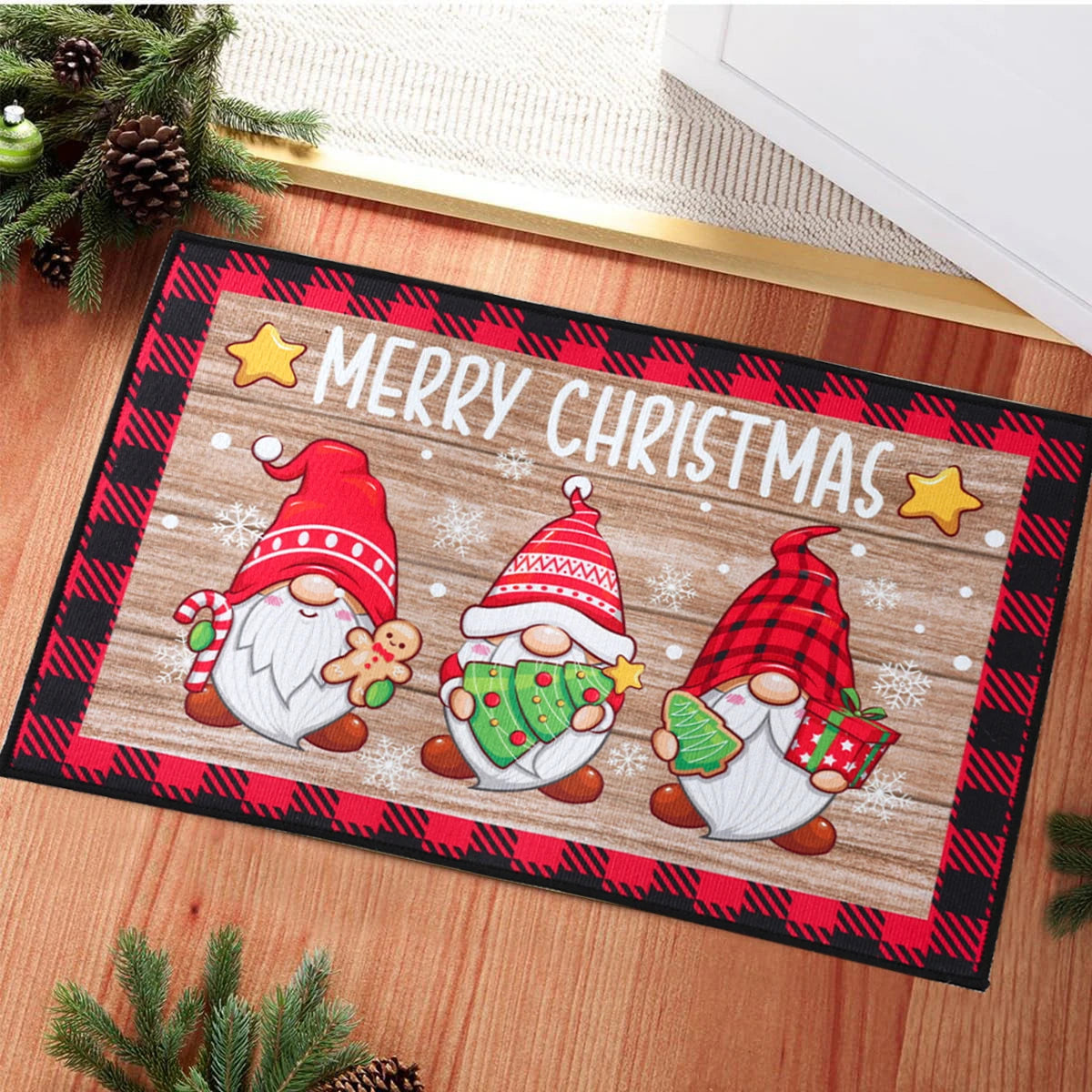 Christmas Door Mat Santa Claus Carpet Marry Christmas Decorations For Home 2024 Xmas Ornament Gifts Navidad Natal New Year 2025