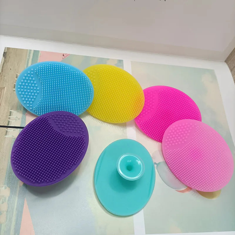 Silicone Face Cleansing Brush Facial Deep Pore Skin Care Scrub Cleanser Tool New Mini Beauty Soft Deep Cleaning Exfoliator