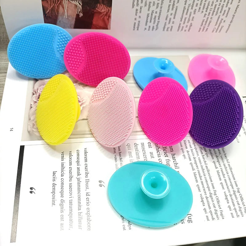 Silicone Face Cleansing Brush Facial Deep Pore Skin Care Scrub Cleanser Tool New Mini Beauty Soft Deep Cleaning Exfoliator