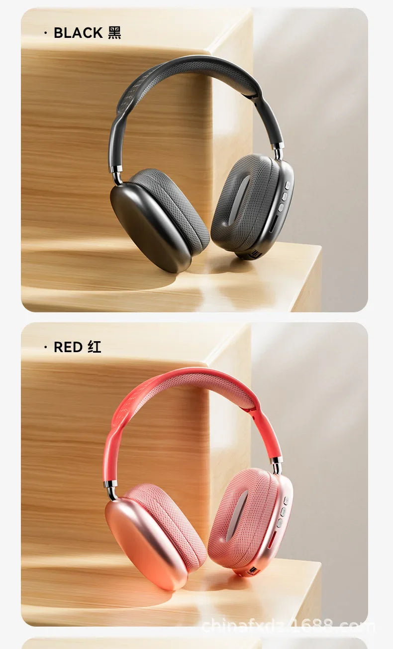 P9 MAX Head mounted Bluetooth Earphones, Wireless Call, Heavy Bass with Microphone, Mobile Phone, Computer, Universal Earphones
