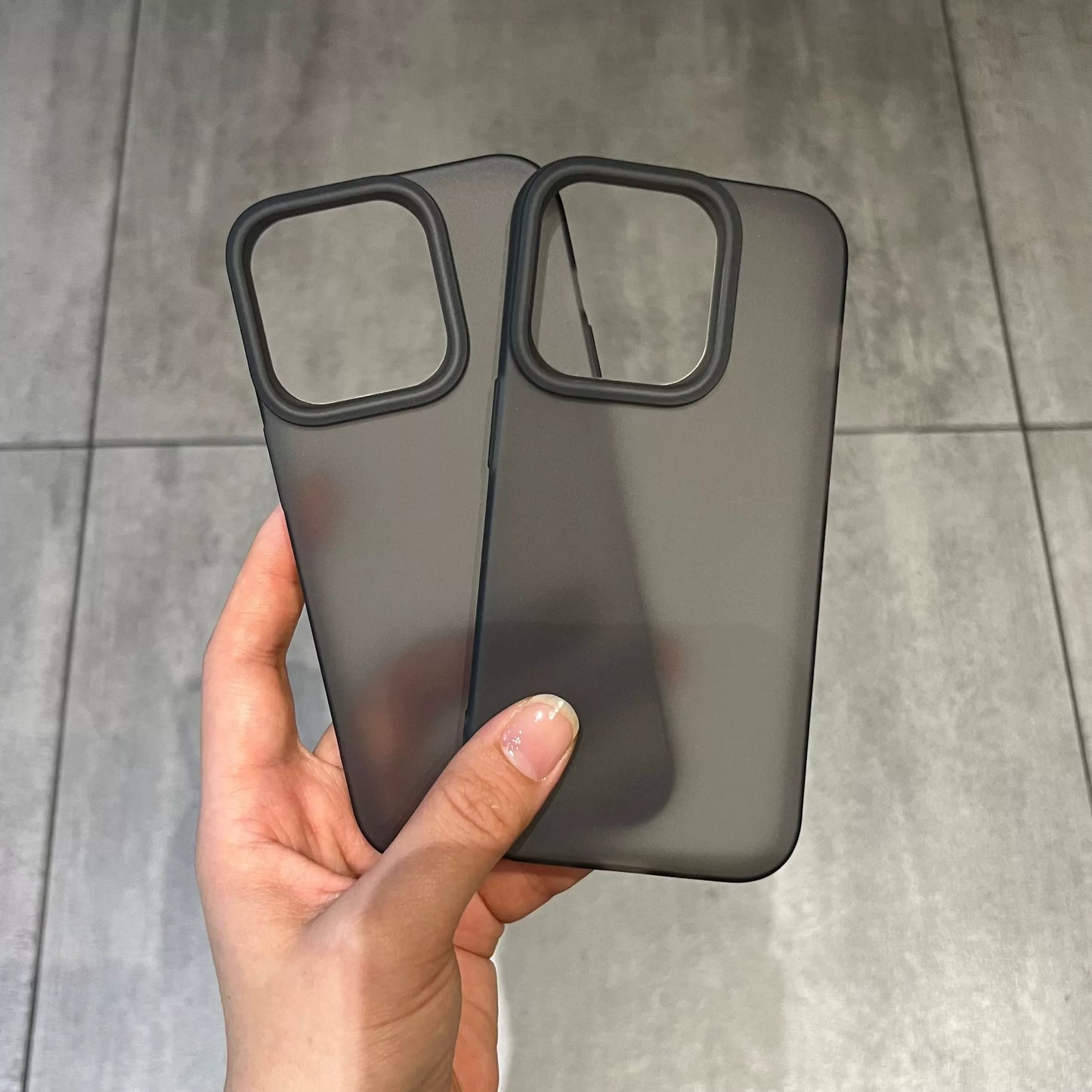 Matte Soft Silicone Bumper Phone Case For iPhone 15 14 13 12 11 Pro Max X XS XR 8 7 Plus Transparent Rubber Gel Shockproof Cover