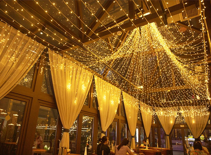 2M-100M Fairy Lights Led String Garland Christmas Light Waterproof Outdoor Indoor For Tree Street Wedding Party 2024 Decoration