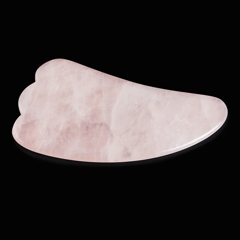 Rose Quartz Natural Jade Guasha Slimming Face Massager Lifting Tool Facial Skin Massage Beauty Spa Care for Face Neck Back Body