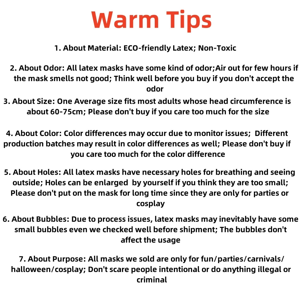 Halloween Bloody Zombie Horror Mask Prank Devil Monster Latex Masks Christmas Party Dress up Helmet Decor Gothic Cosplay Props