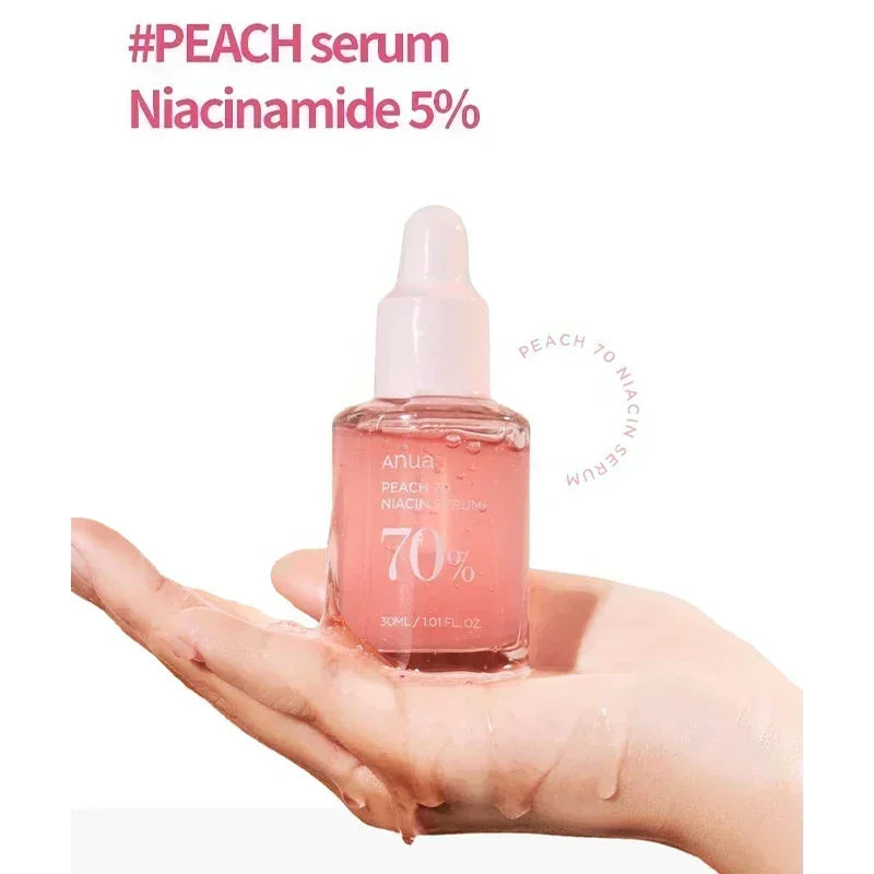 Heartleaf Anua 77% Serum Set Anti-aging Peach Essence Moisturizing Emulsion Fade Fine Lines Toner Deep Cleaning Facial Skin Care