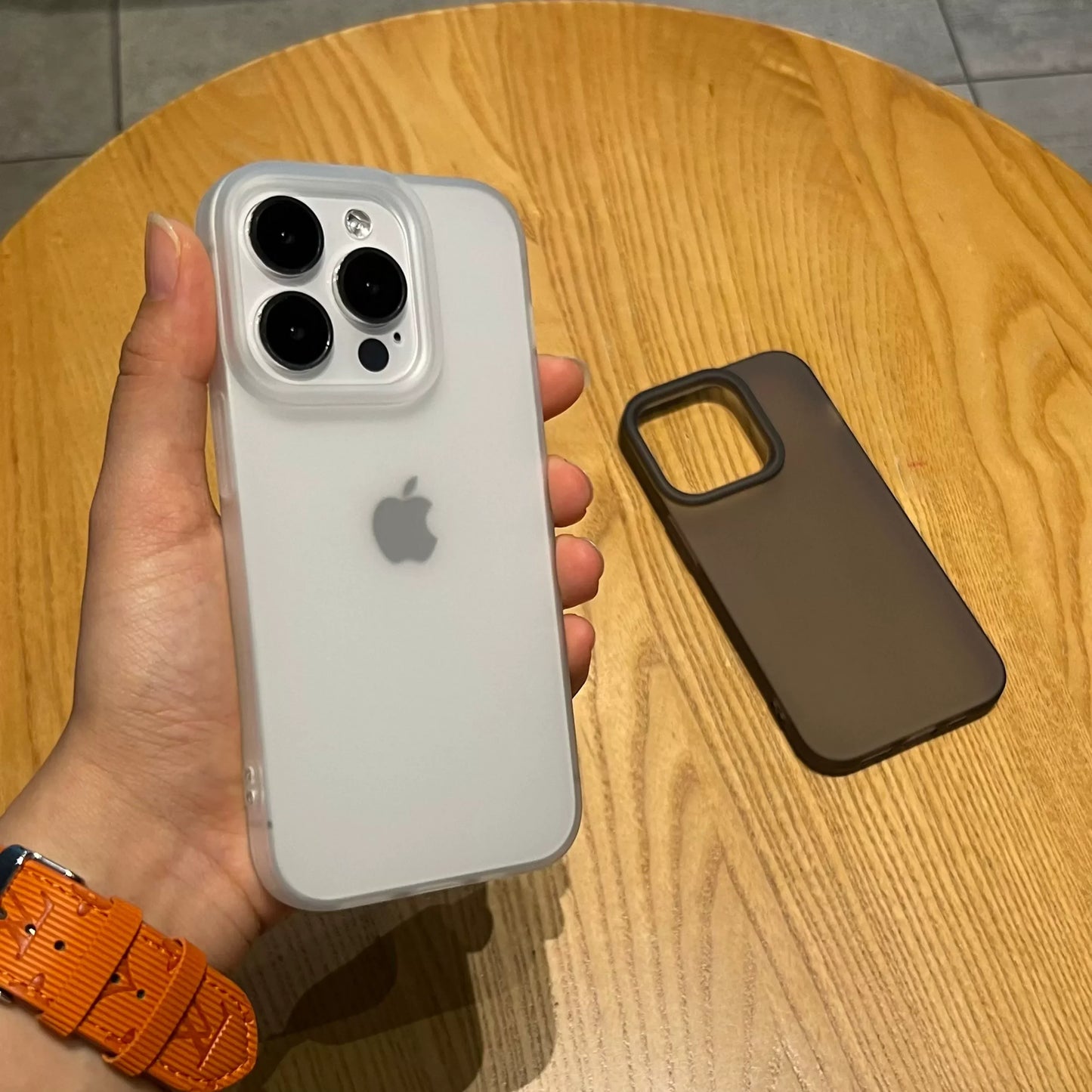 Matte Soft Silicone Bumper Phone Case For iPhone 15 14 13 12 11 Pro Max X XS XR 8 7 Plus Transparent Rubber Gel Shockproof Cover