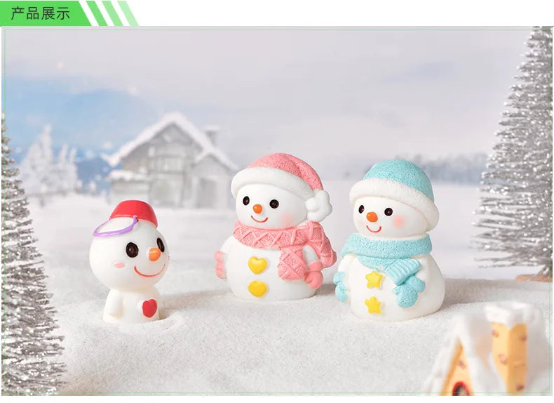 Ailihu Mini Christmas Ornament Christmas Decoration For Home Santa Claus Gift Toys Crafts Table Deco Navidad Xmas 2025 New Year