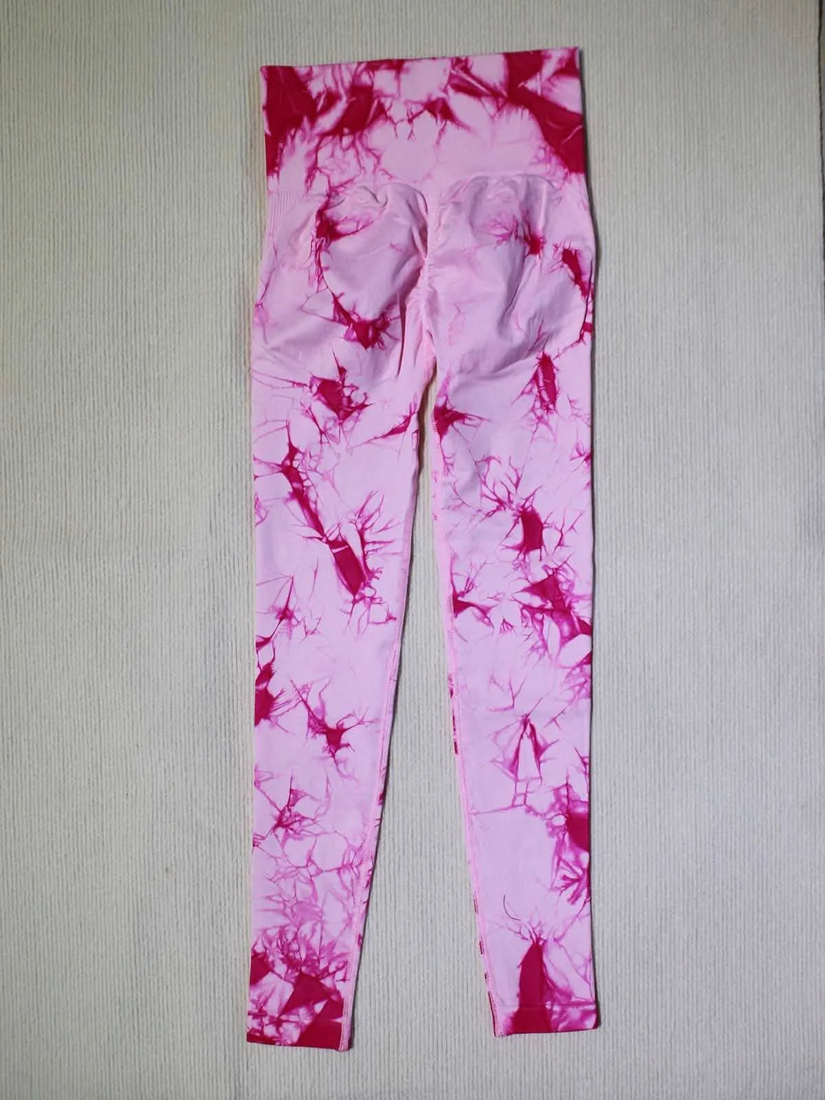 Seamless Tie Dye Scrunch Yoga Leggings For Women High Waist Push Up Gym Tights Tummy Control Workout Sport Fitness Pants Ladies