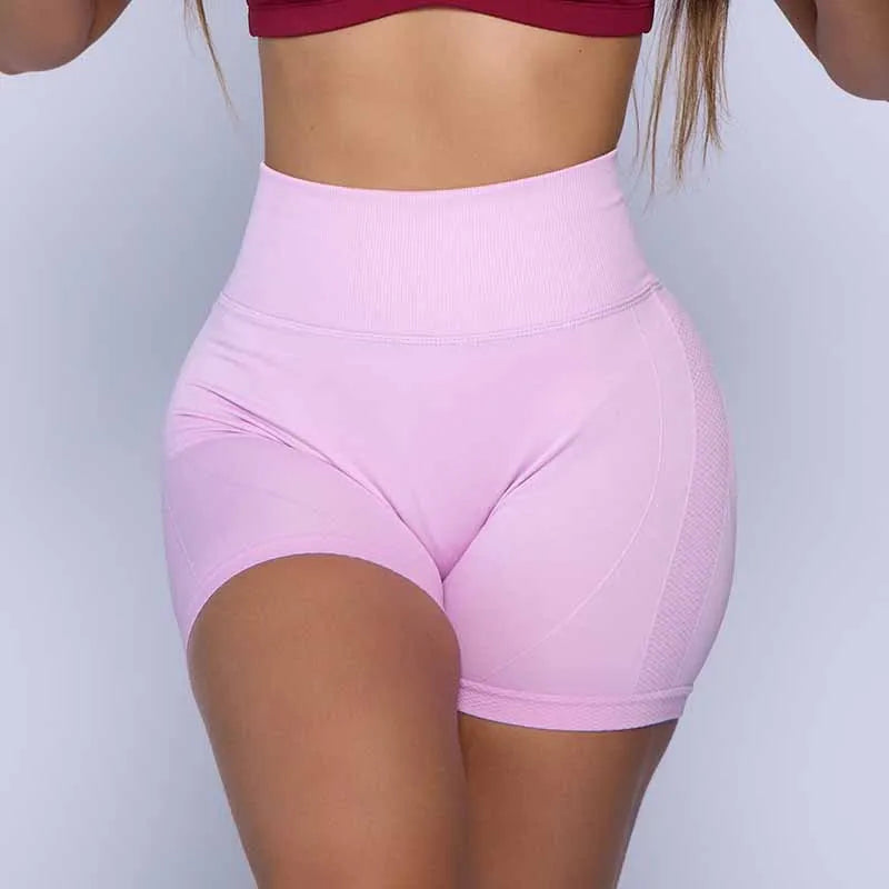 2023 Women Gym Shorts Pchee High Waist Seamless Shorts Women Bum Sculpt Contour Scrunch Butt Biker Shorts Gym Booty Workout