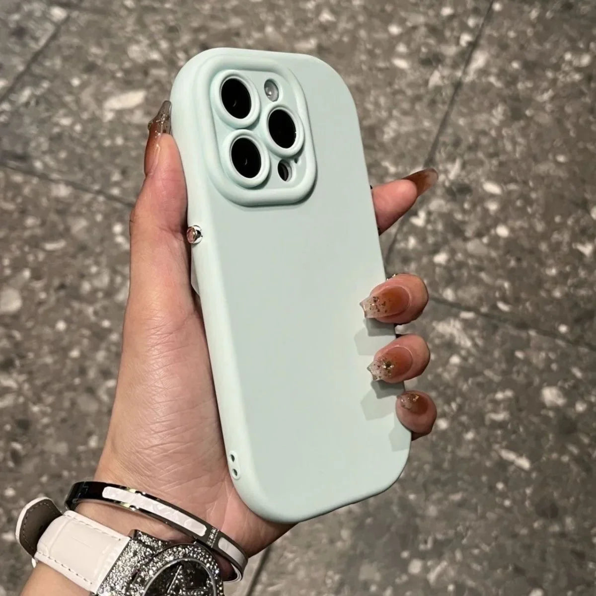 Candy Color Silicone Phone Cover For iPhone 11 15 14 13 12 14 Pro Max X XR Xs Max Camera Lens Shockproof Plain Soft TPU Cases