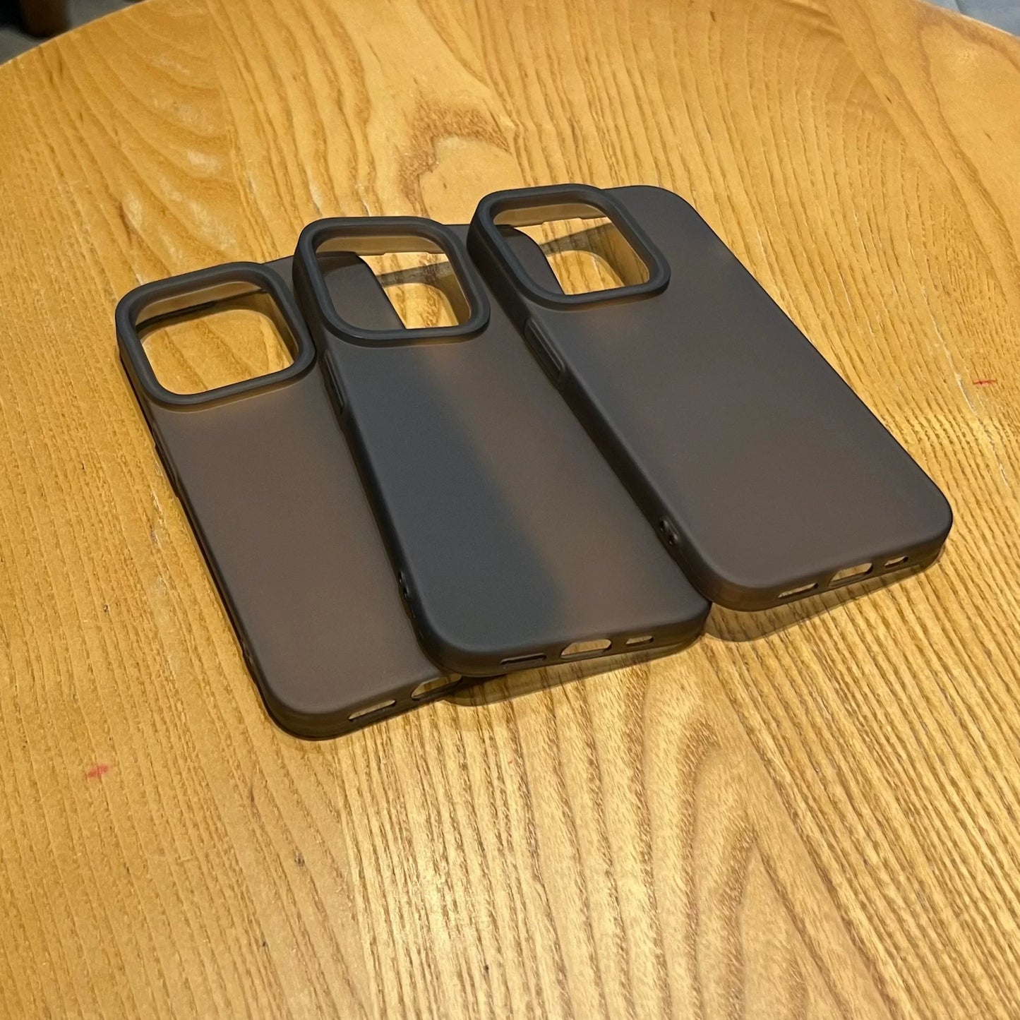 Matte Soft Silicone Bumper Phone Case For iPhone 15 14 13 12 11 Pro Max X XS XR 8 7 Plus Transparent Rubber Gel Shockproof Cover