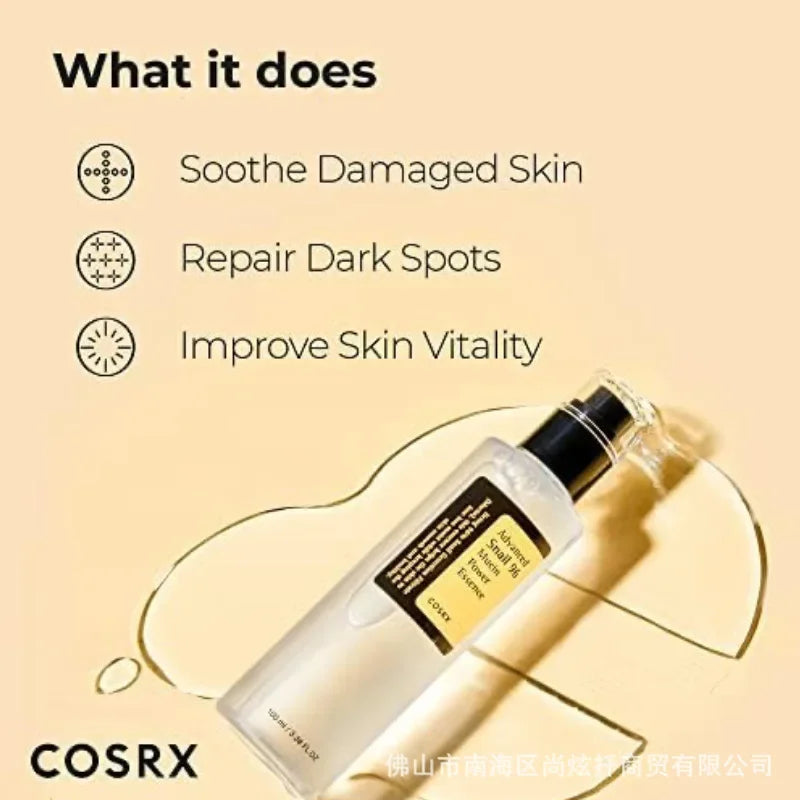 Snail Skincare set Essence liquid+cream effect face cream moisturizing anti-aging wrinkle removing&pore shrinking Skin Care