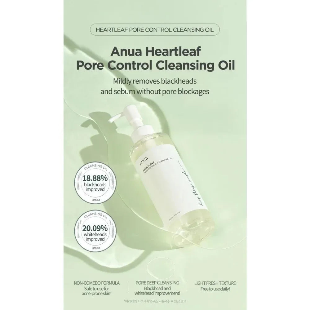 Anua Heartleaf 77% Toner Moisturizing Makeup Remover Lotion Oil Control Remove Blackheads Deep Cleansing Facial
