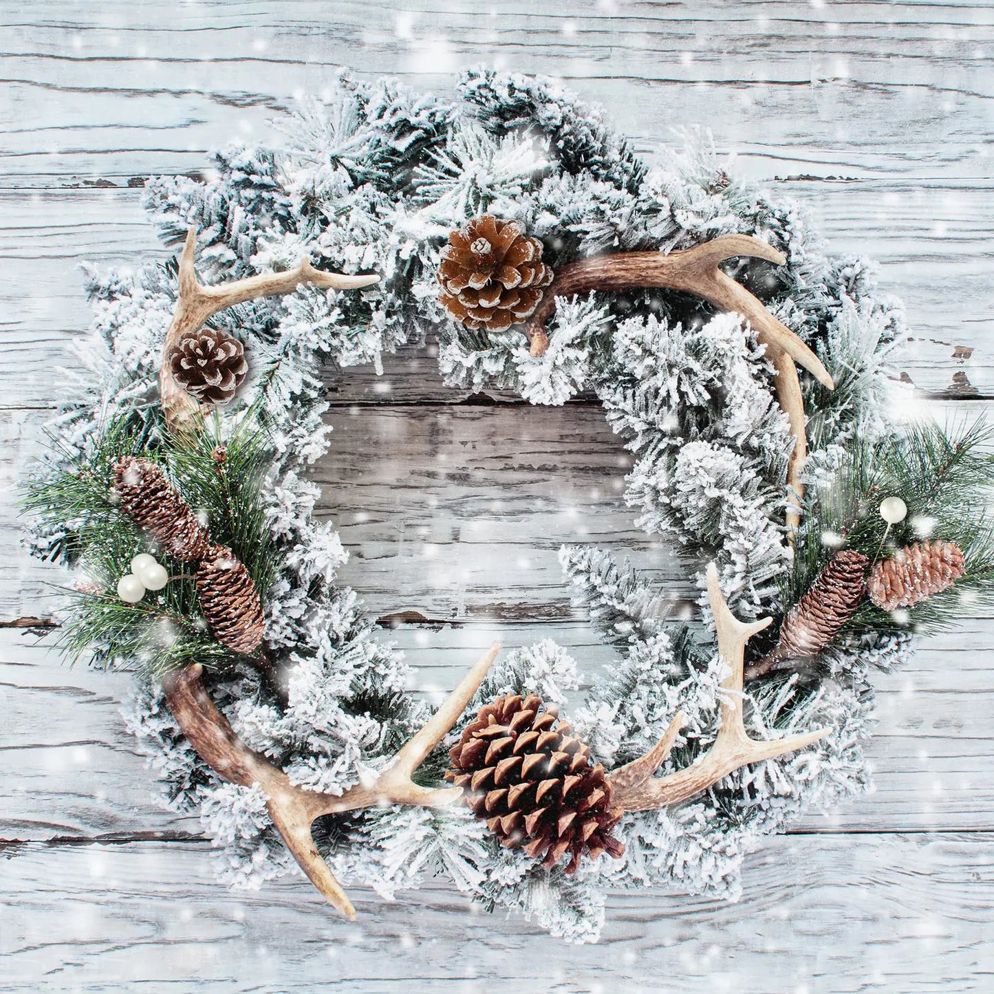 Christmas Pine Cones Berry Set Snow Pinecones Pendant Ornament for DIY Crafts Home Decorations Xmas Tree Hanging Gift Party Supp