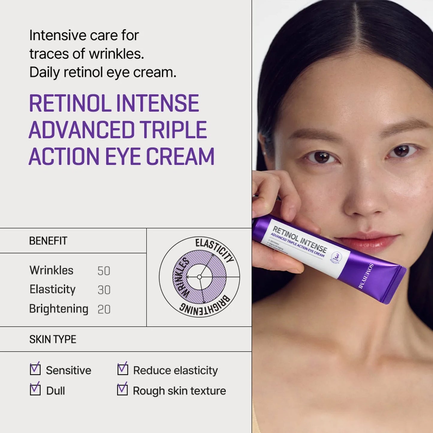 Honey A  Eye Retinol Purple Eye 30ml