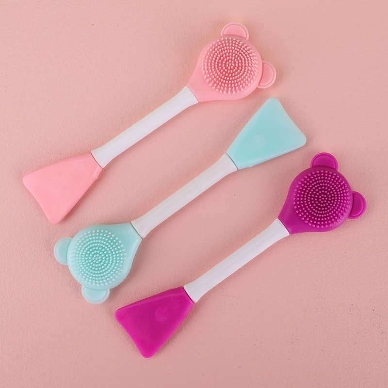1pcs Face Mask Brush Silicone Gel Facial Mask DIY Brushes Original Soft Fashion Beauty Women Skin Face Care Home Makeup Tools