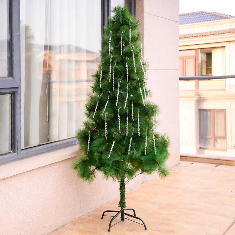 10Pcs Christmas Simulation Ice Xmas Tree Hanging Ornament Pendants Clear Fake Ice Winter Party New Year Navidad Decor for Home