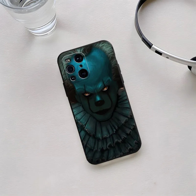 Pennywise The Clown Horror Phone Case For OPPO Find X3 Neo Reno 8 6 Pro 7 X5 A57 A54 A55 A74 One Pro Plus 8 11 6 9 7 Cover
