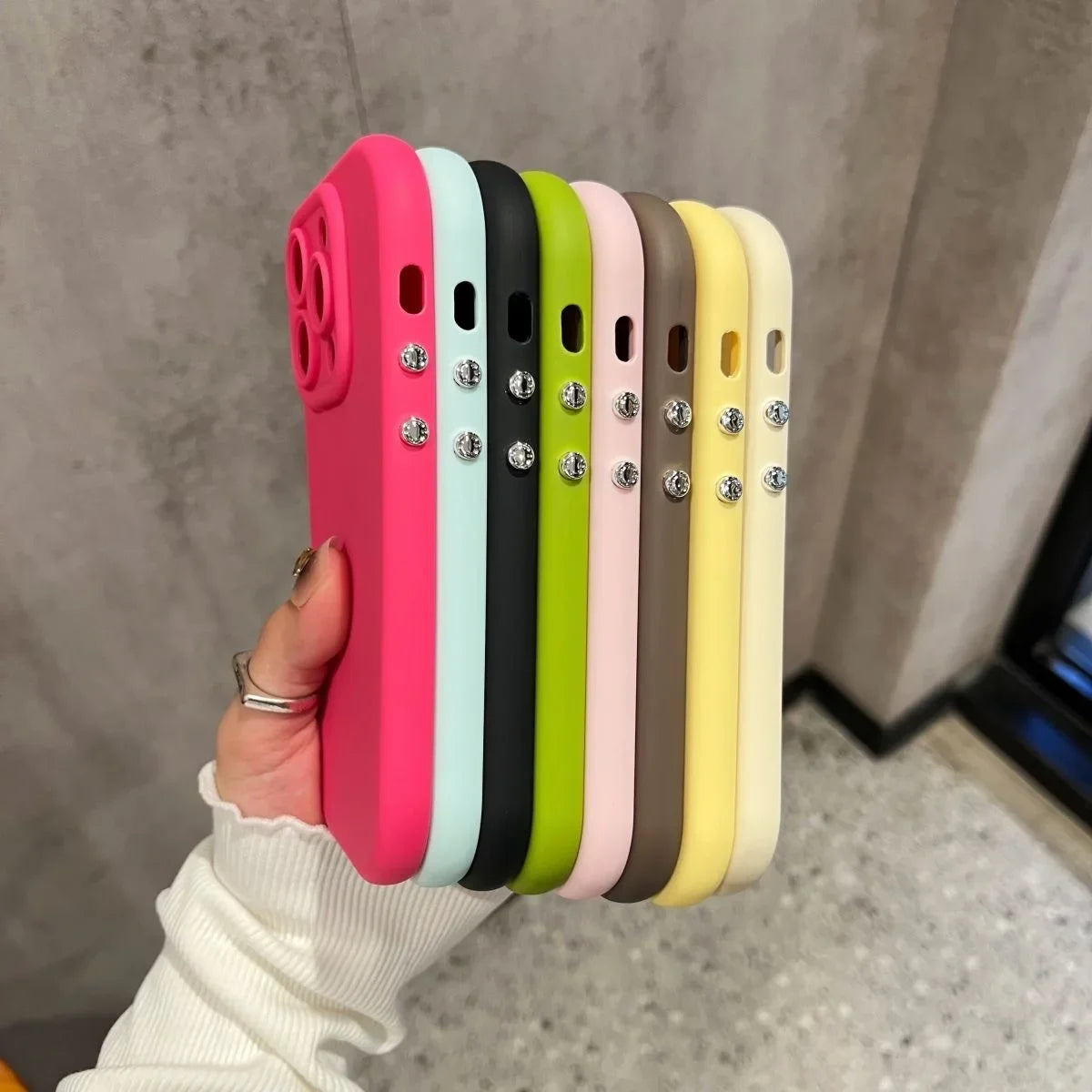 Candy Color Silicone Phone Cover For iPhone 11 15 14 13 12 14 Pro Max X XR Xs Max Camera Lens Shockproof Plain Soft TPU Cases