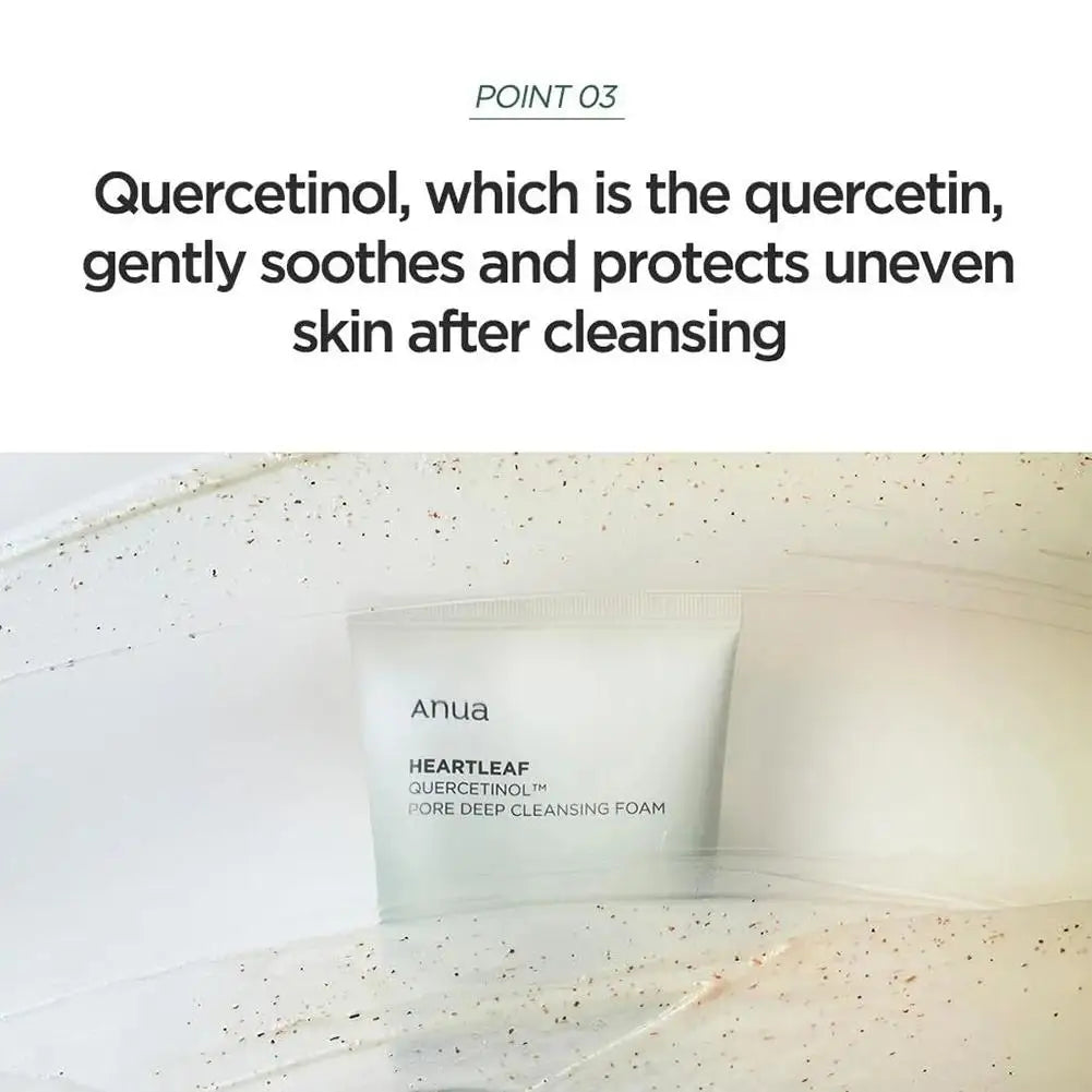 Korean Facial Cleanser Deep Cleaning Moisturizing Refreshing Oil Control Not Tight Cleanser Dense Foam For Skin Care 150ml