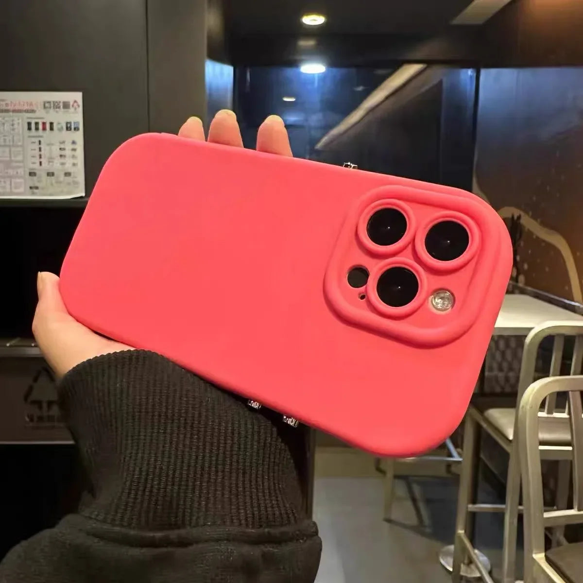 Candy Color Silicone Phone Cover For iPhone 11 15 14 13 12 14 Pro Max X XR Xs Max Camera Lens Shockproof Plain Soft TPU Cases