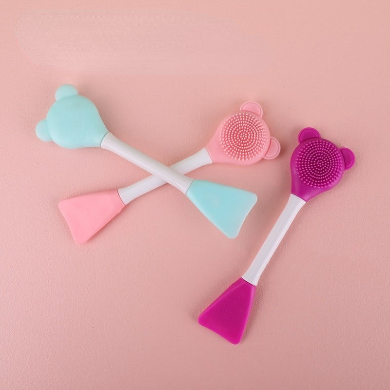 1pcs Face Mask Brush Silicone Gel Facial Mask DIY Brushes Original Soft Fashion Beauty Women Skin Face Care Home Makeup Tools