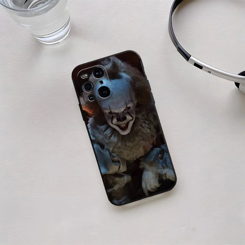 Pennywise The Clown Horror Phone Case For OPPO Find X3 Neo Reno 8 6 Pro 7 X5 A57 A54 A55 A74 One Pro Plus 8 11 6 9 7 Cover