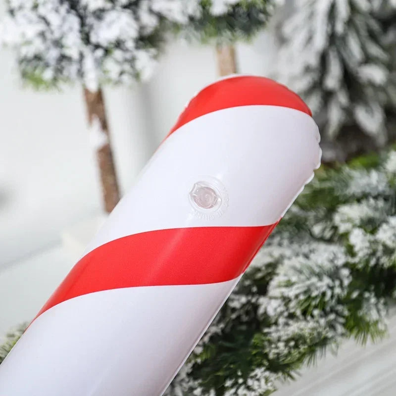 90cm Xmas Inflatable Christmas Candy Cane Stick 2025 Christmas Decoration Xmas Decorations for 2024 Xmas Navidad Party Supply