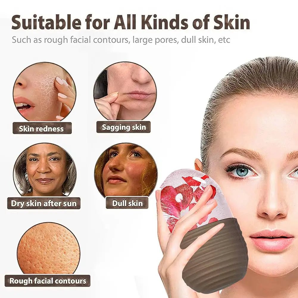 Silicone Trays Beauty Lifting Ice Ball Face Massager Contouring Eye Roller Facial Treatment Reduce Acne Skin Care
