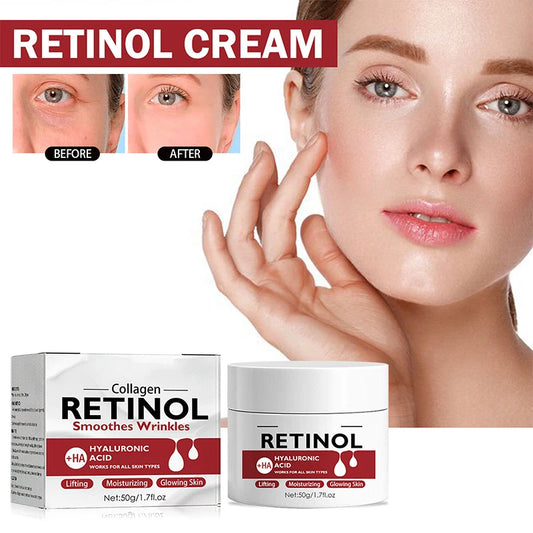Retinol Firming Face Cream Lightens Wrinkles Prevents Aging Moisturizes And Firms Skin Anti Wrinkle Facial Skin Whitening Cream