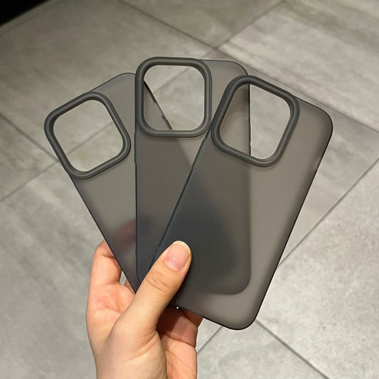 Matte Soft Silicone Bumper Phone Case For iPhone 15 14 13 12 11 Pro Max X XS XR 8 7 Plus Transparent Rubber Gel Shockproof Cover