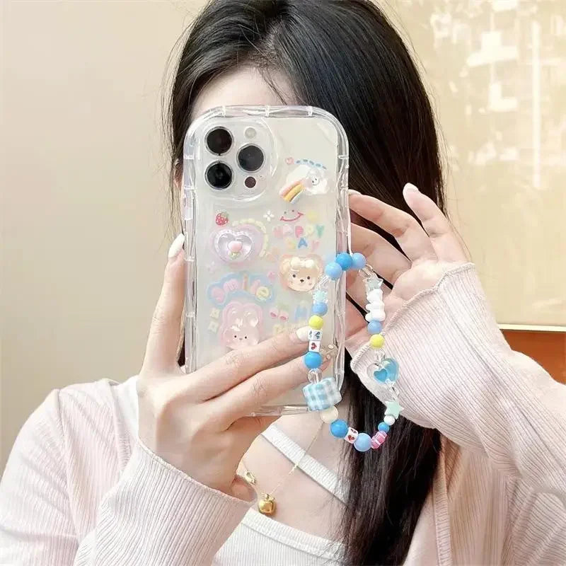 Phone Chain Lanyard Phone Case Samsung Galaxy S24 Ultra Plus A54 A05 A24 A33 A34 A30 A20 A31 A32 A50 A50S A30S A51 A52 A53 Cover