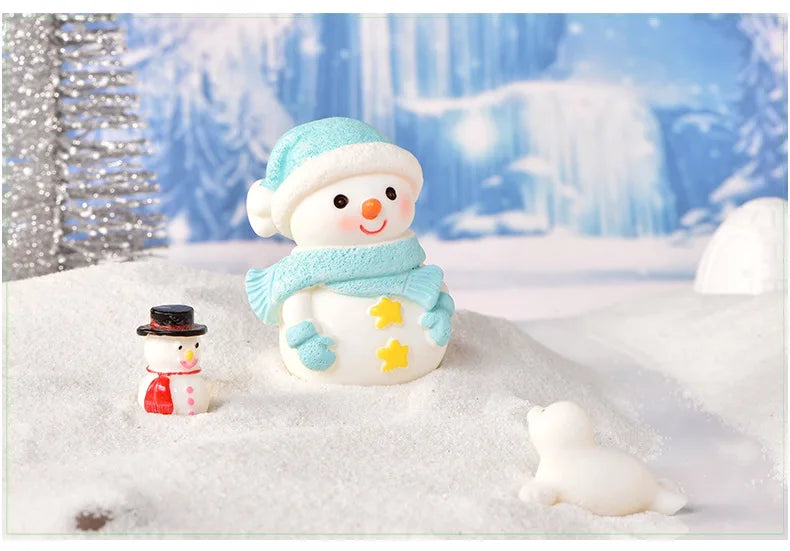 Ailihu Mini Christmas Ornament Christmas Decoration For Home Santa Claus Gift Toys Crafts Table Deco Navidad Xmas 2025 New Year