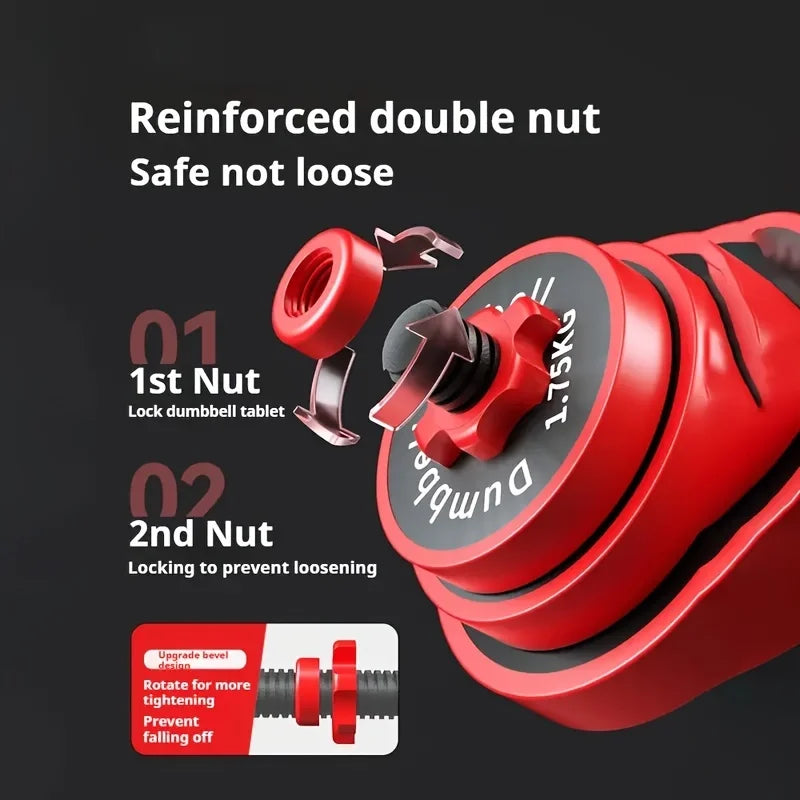 Adjustable Dumbbell Set Home Gym Strength Exercise Fitness equipment Baked paint Dumbbell Set