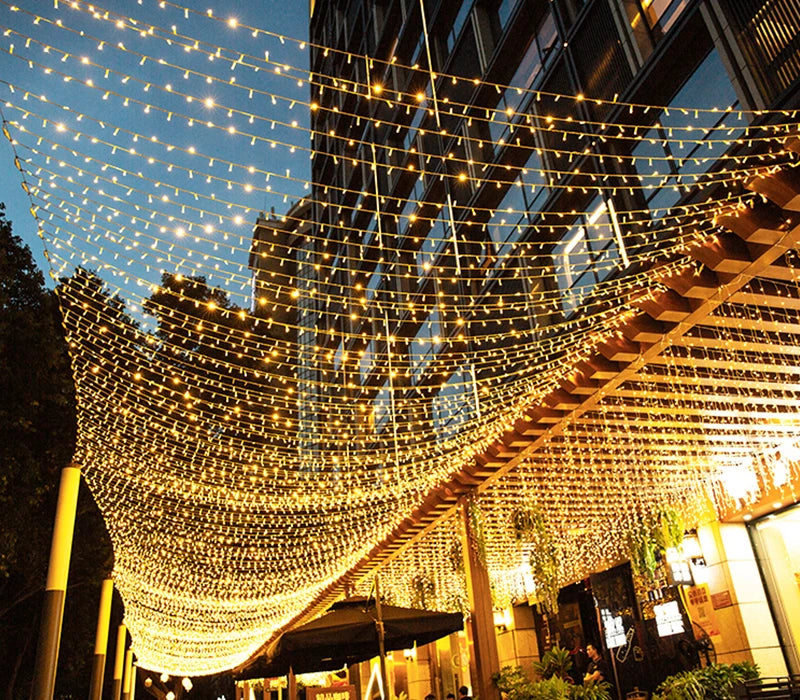 2M-100M Fairy Lights Led String Garland Christmas Light Waterproof Outdoor Indoor For Tree Street Wedding Party 2024 Decoration