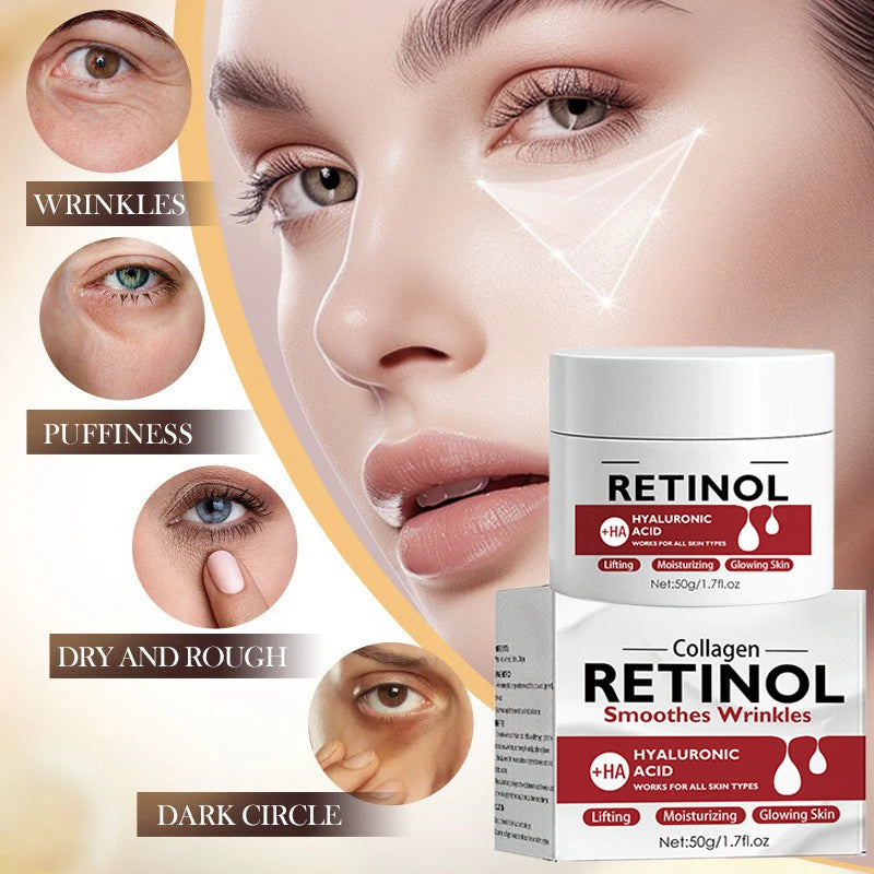 Retinol Firming Face Cream Lightens Wrinkles Prevents Aging Moisturizes And Firms Skin Anti Wrinkle Facial Skin Whitening Cream